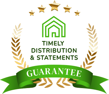 Timely Distribution & Statements Guarantee Badge